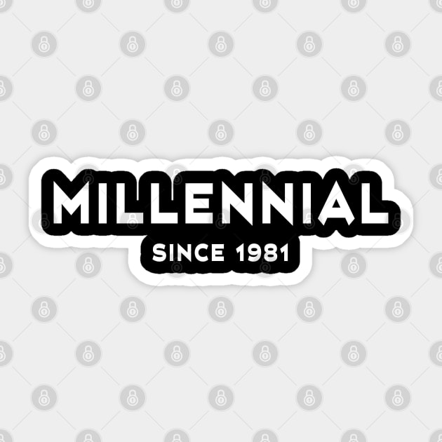 Millennial Sticker by Magic Moon